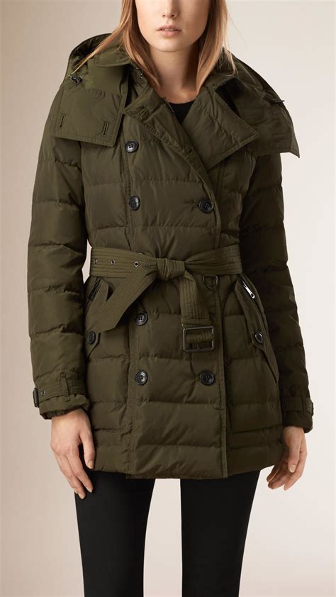 green burberry puffer|burberry puffer coat women's.